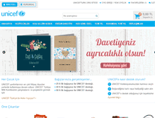 Tablet Screenshot of emagaza.unicefturk.org